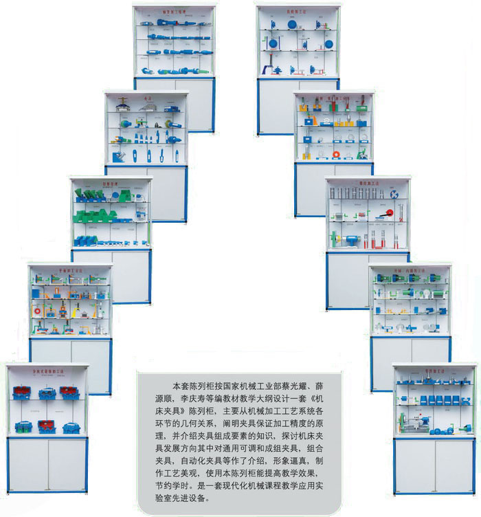 機床夾具陳列柜